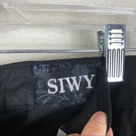 NWT Nordstrom SIWY Black Hailey Wide Leg Pants - Picture 4 of 8